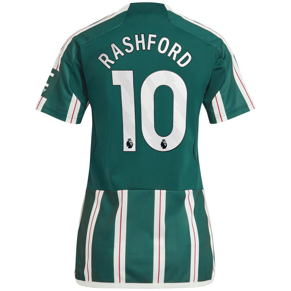 Adidas - Marcus Rashford Manchester United Women's 2023/24 Away Replica Player Jersey - Green