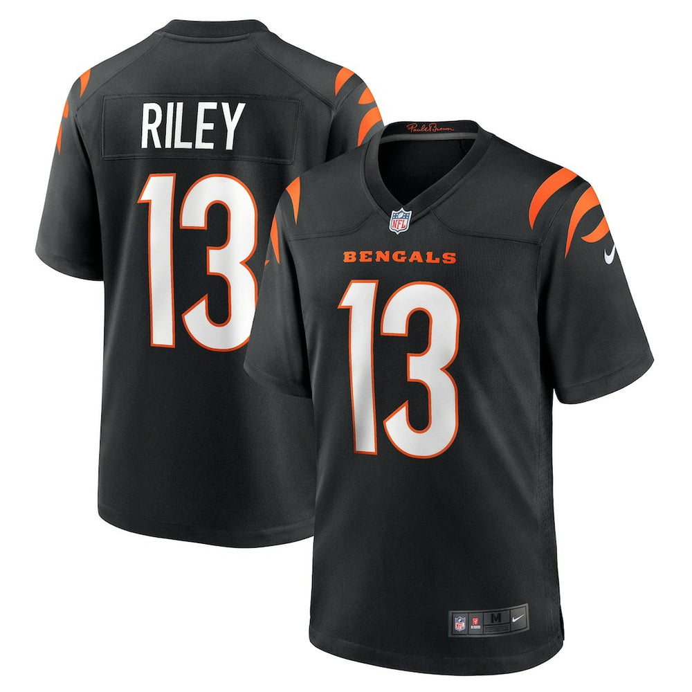 Ken Riley Cincinnati Bengals Retired Player Game Jersey - Black - Nike