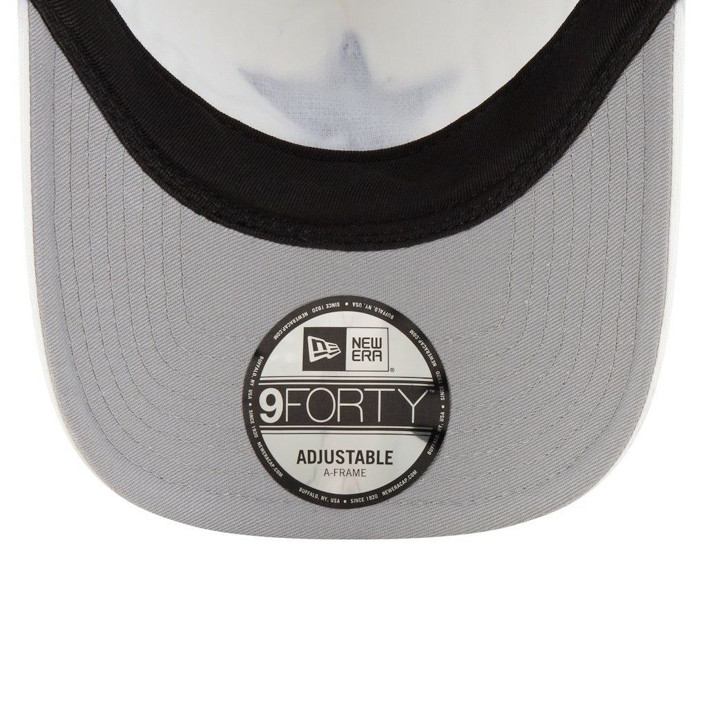 Dallas Cowboys New Era Court Sport Foam Front A-Frame 9FORTY Adjustable Trucker Hat - White/Navy - NFL