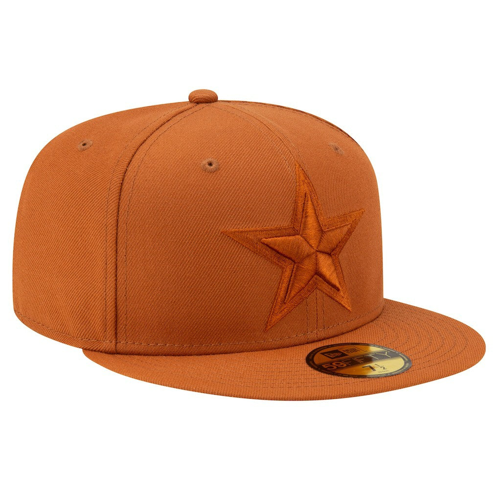 Dallas Cowboys New Era Color Pack 59FIFTY Fitted Hat - Brown - NFL