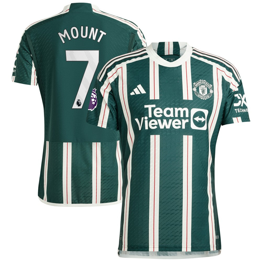 Adidas - Mason Mount Manchester United 2023/24 Away Player Jersey - Green