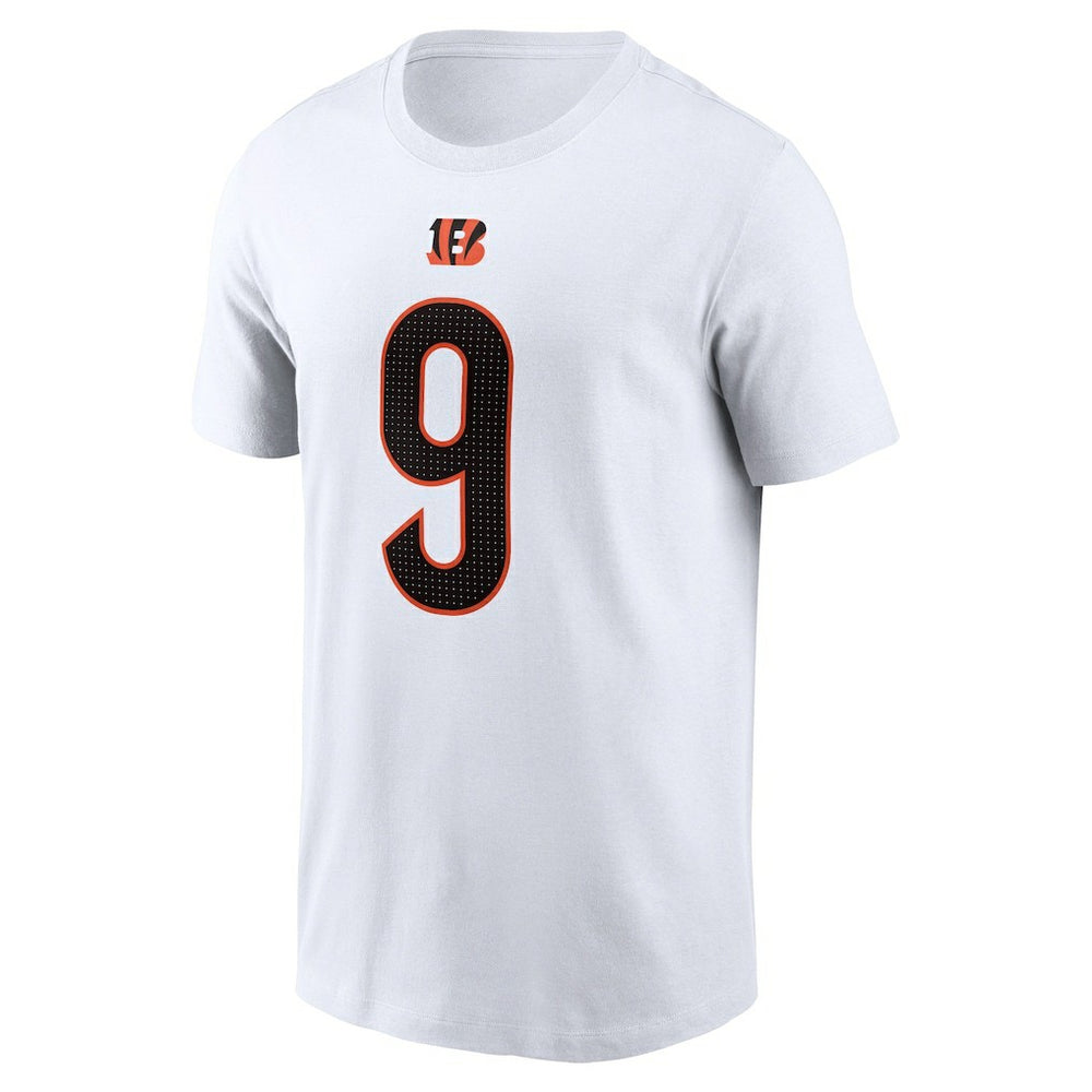 Joe Burrow Cincinnati Bengals Player Name & Number T-Shirt - White - Nike