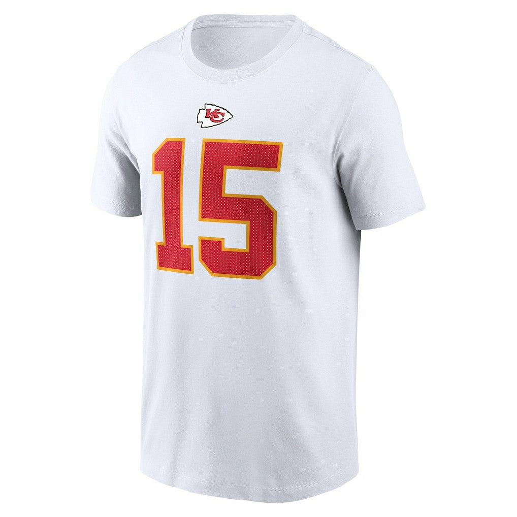 Patrick Mahomes Kansas City Chiefs Player Name & Number T-Shirt - White - Nike