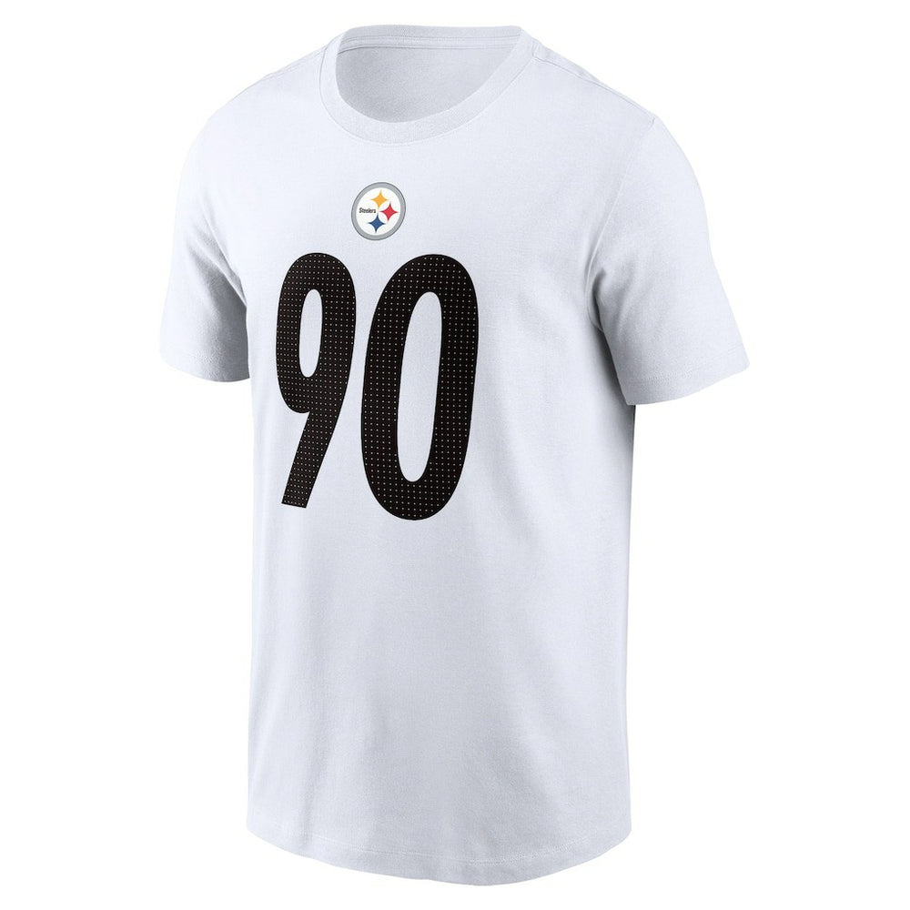 T.J. Watt Pittsburgh Steelers Player Name & Number T-Shirt - White - Nike