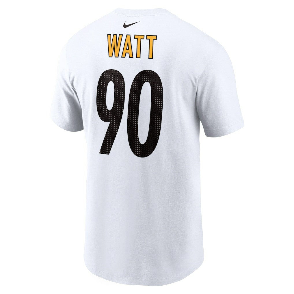 T.J. Watt Pittsburgh Steelers Player Name & Number T-Shirt - White - Nike