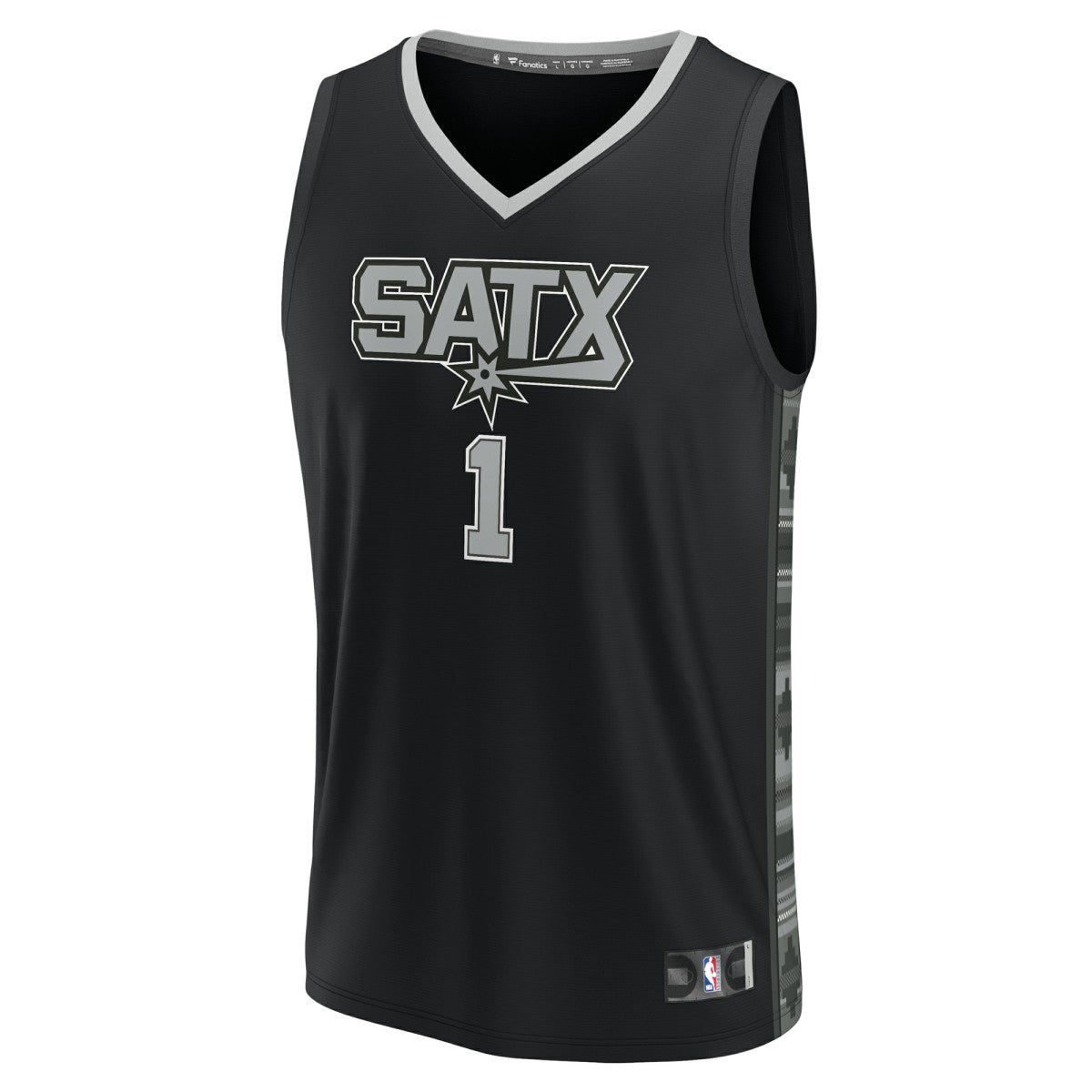 Fanatics Victor Wembanyama San Antonio Spurs Fast Break Player Jersey Statement Edition Black
