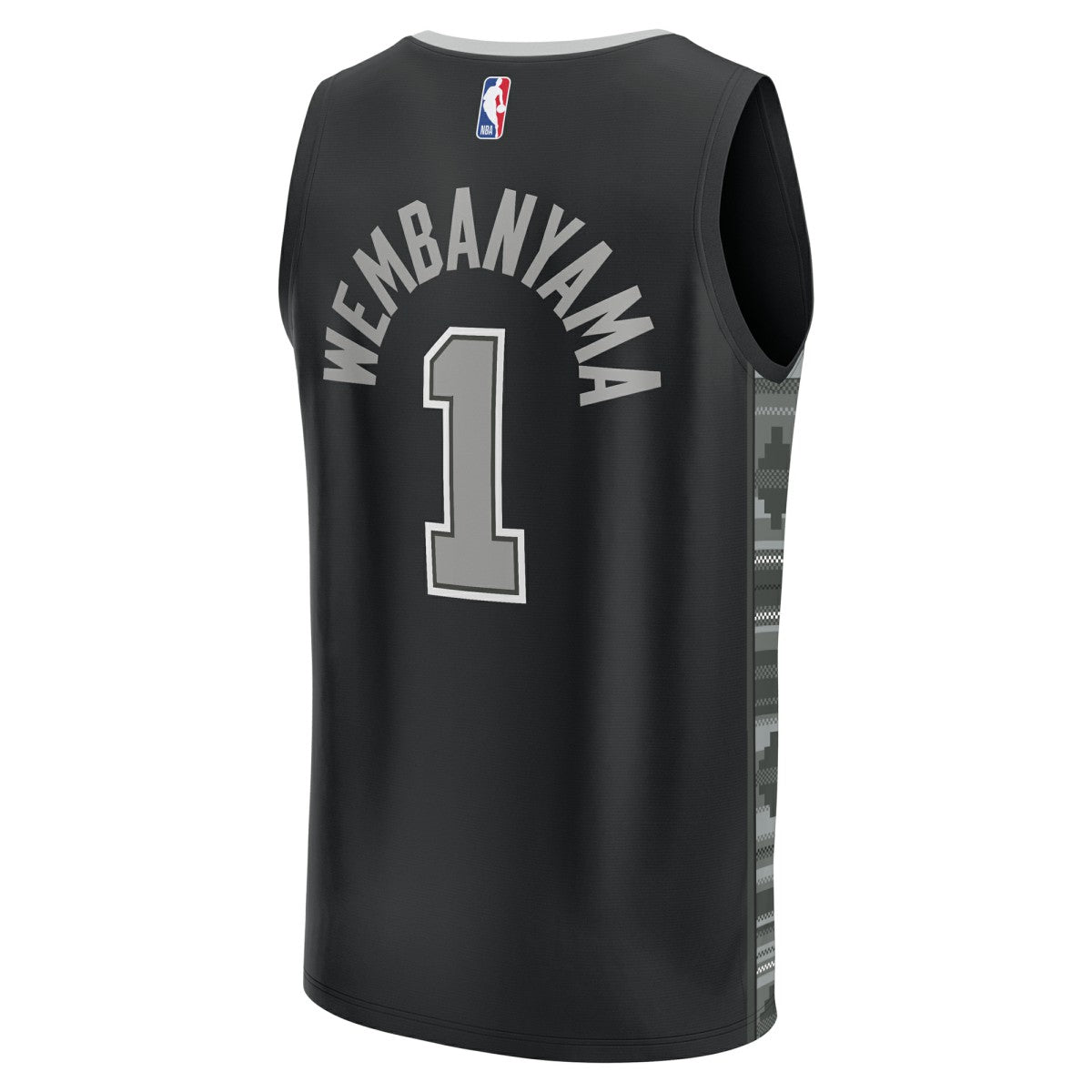 Fanatics Victor Wembanyama San Antonio Spurs Youth Fast Break Player Jersey Statement Edition Black