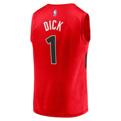 Fanatics Gradey Dick Toronto Raptors Youth Fast Break Player Jersey Icon Edition Red