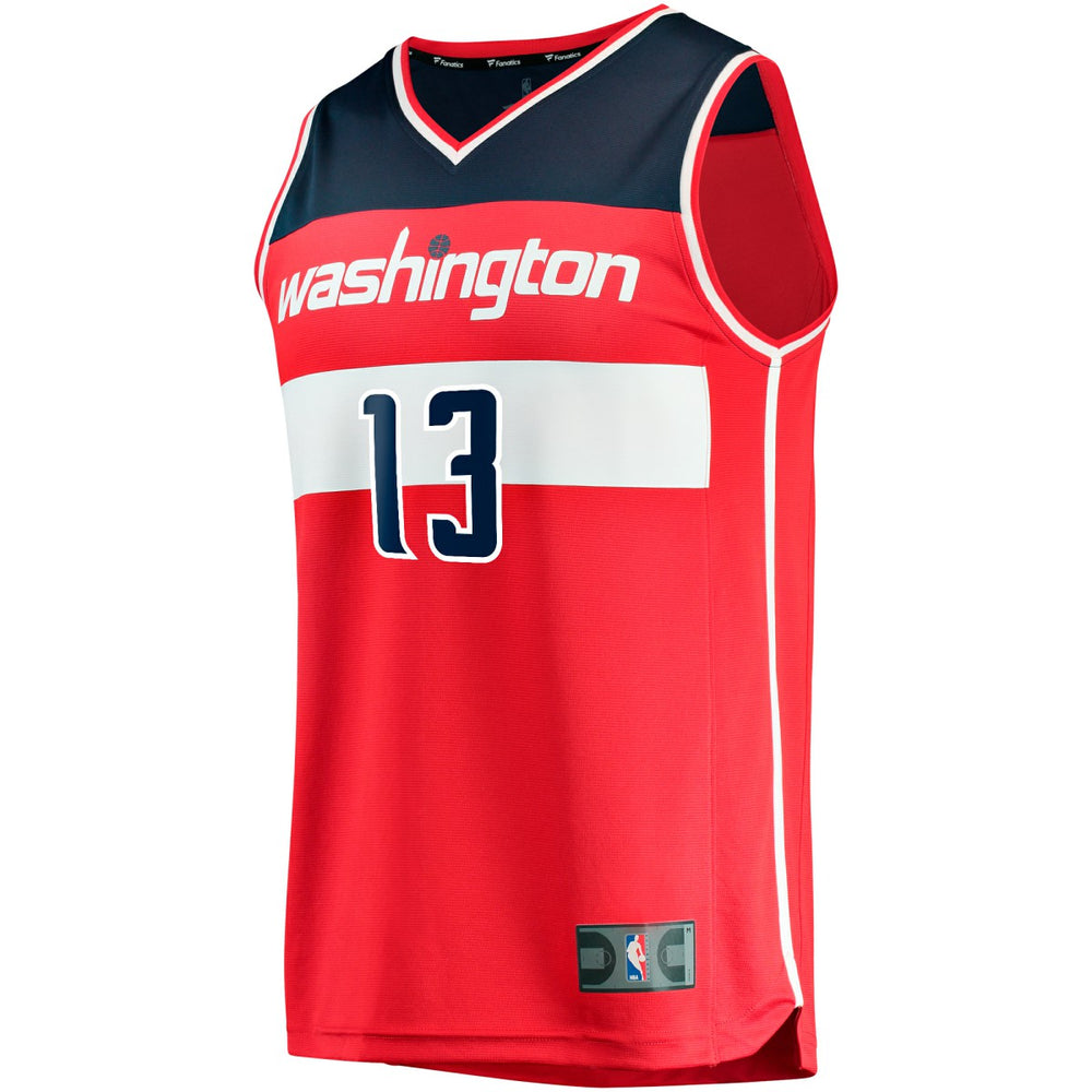 Fanatics Jordan Poole Washington Wizards Fast Break Player Jersey Icon Edition Red