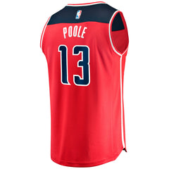 Fanatics Jordan Poole Washington Wizards Fast Break Player Jersey Icon Edition Red