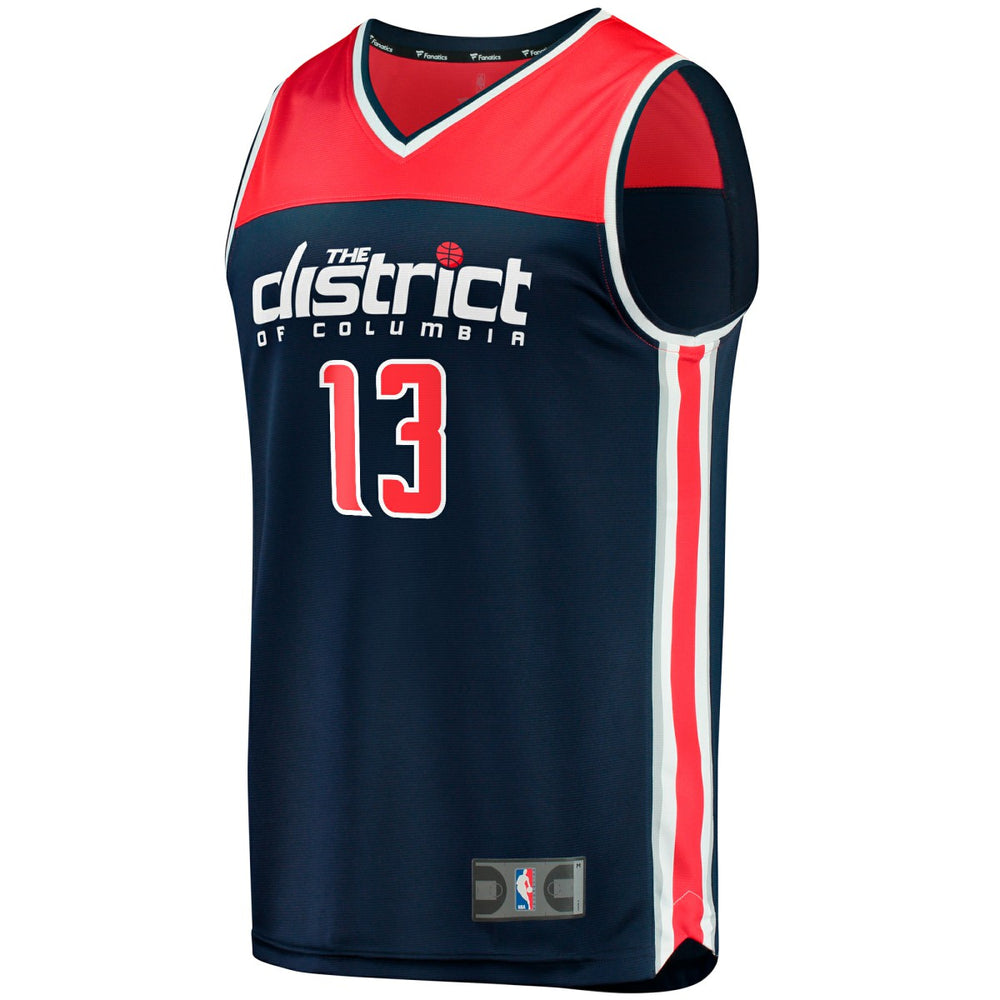 Fanatics Jordan Poole Washington Wizards Fast Break Player Jersey Statement Edition Navy