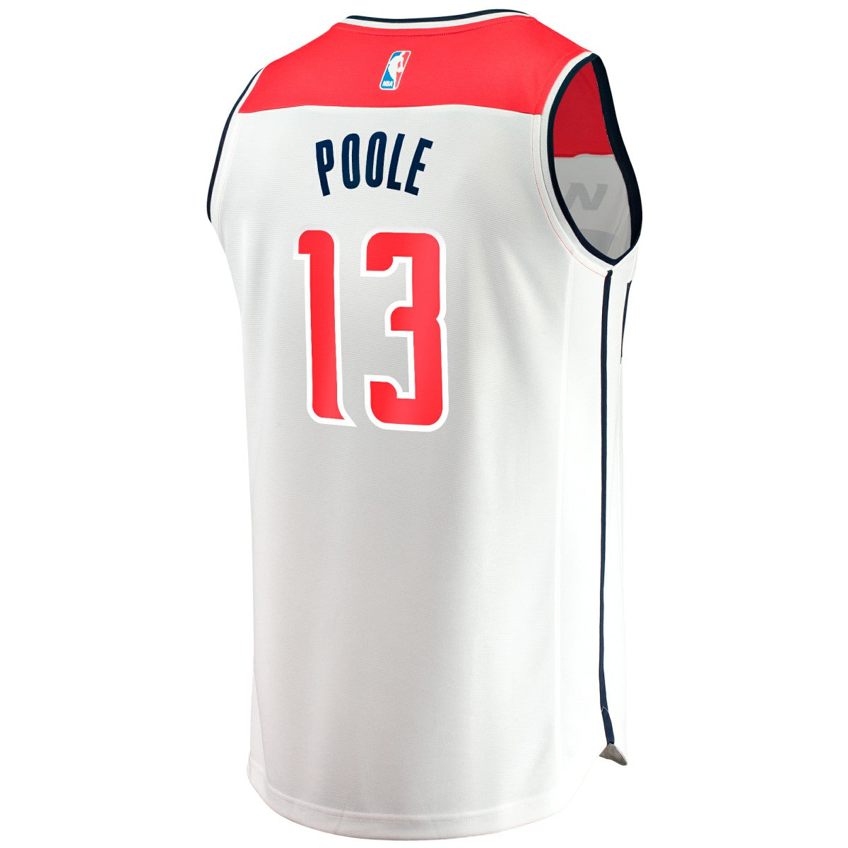 Fanatics Jordan Poole Washington Wizards Youth Fast Break Player Jersey Association Edition White