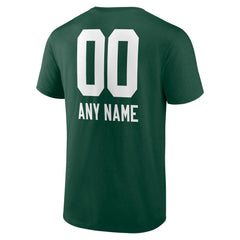 Green Bay Packers Personalized Name & Number Team Wordmark T-Shirt - Green - NFL