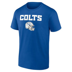Indianapolis Colts Personalized Name & Number Team Wordmark T-Shirt - Royal - NFL
