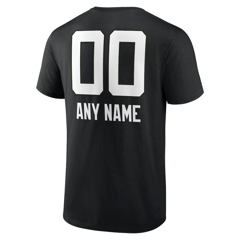 Jacksonville Jaguars Personalized Name & Number Team Wordmark T-Shirt - Black - NFL