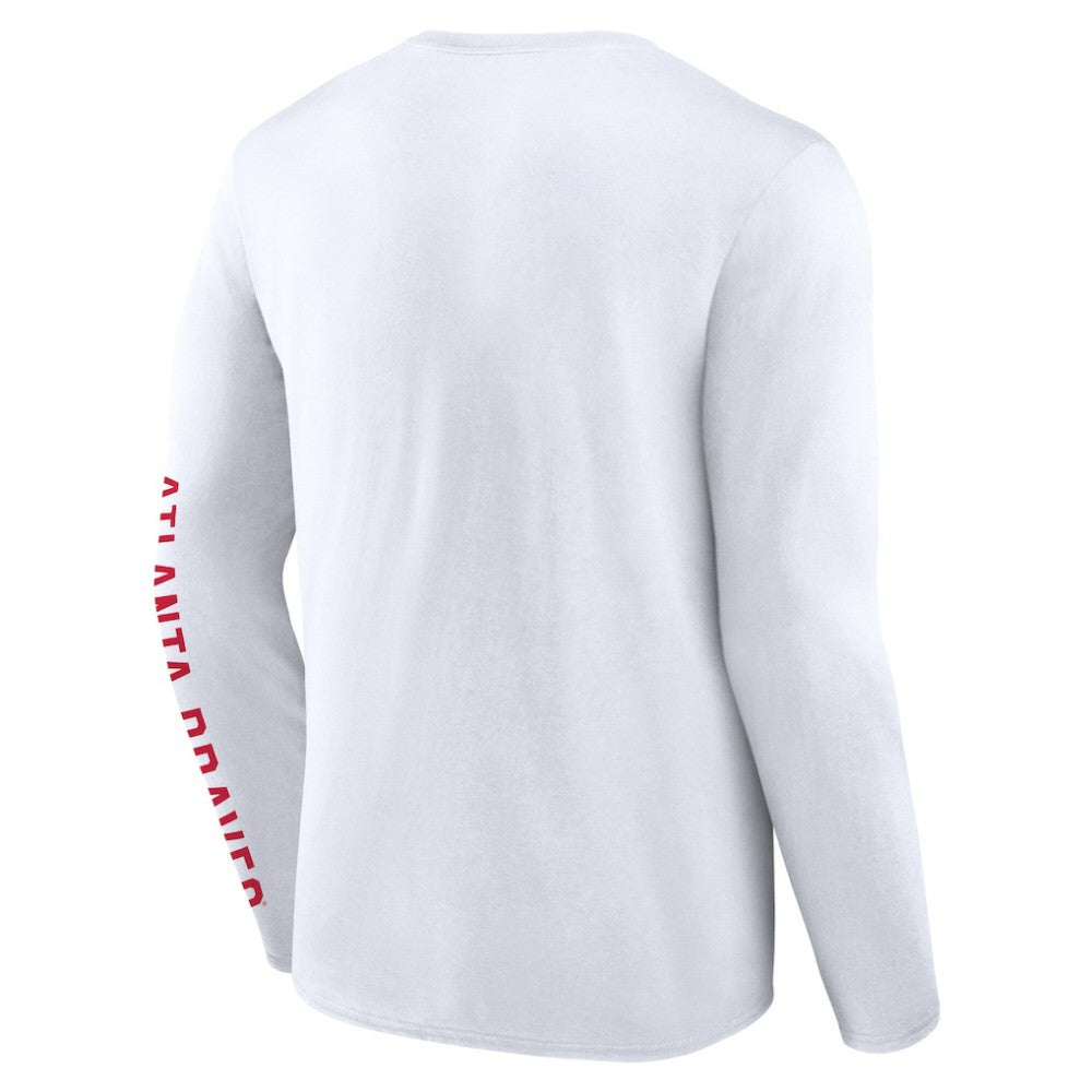 Atlanta Braves Fanatics Press Box Long Sleeve T-Shirt Discount