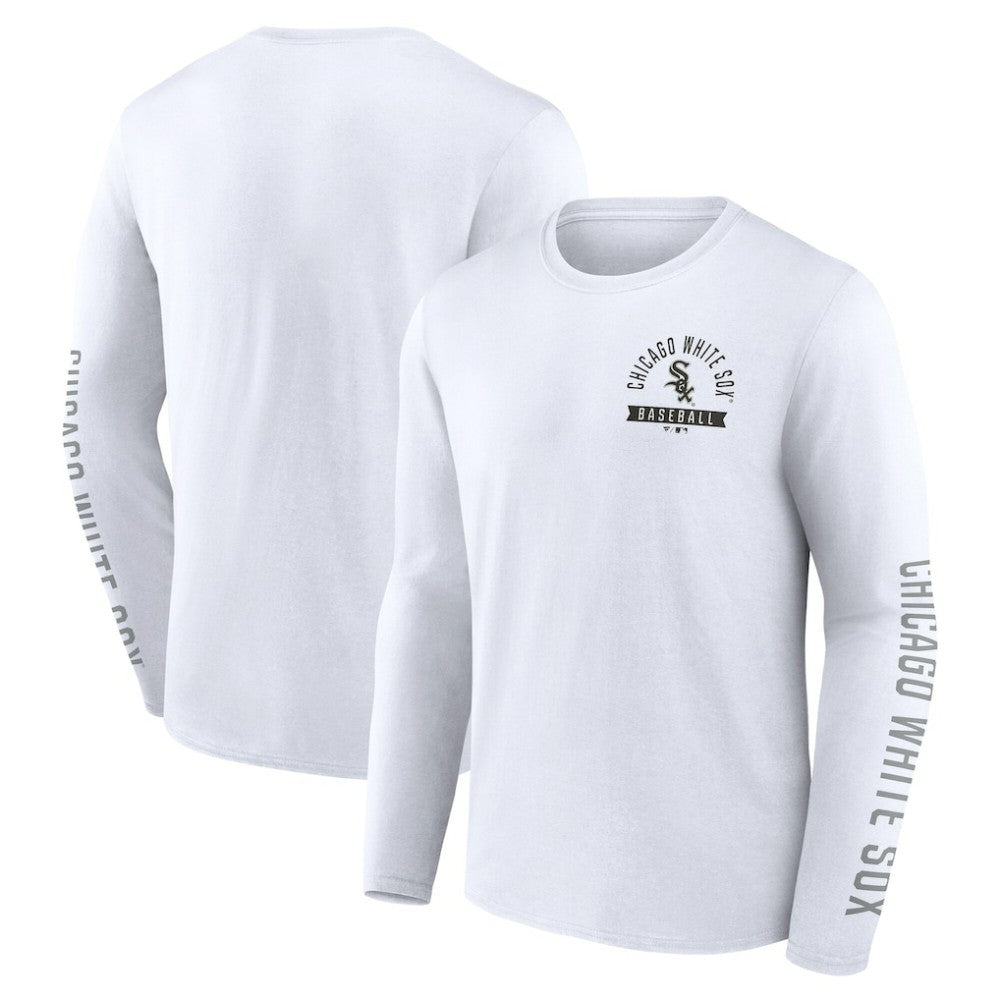 Chicago White Sox Fanatics Press Box Long Sleeve T-Shirt Sale