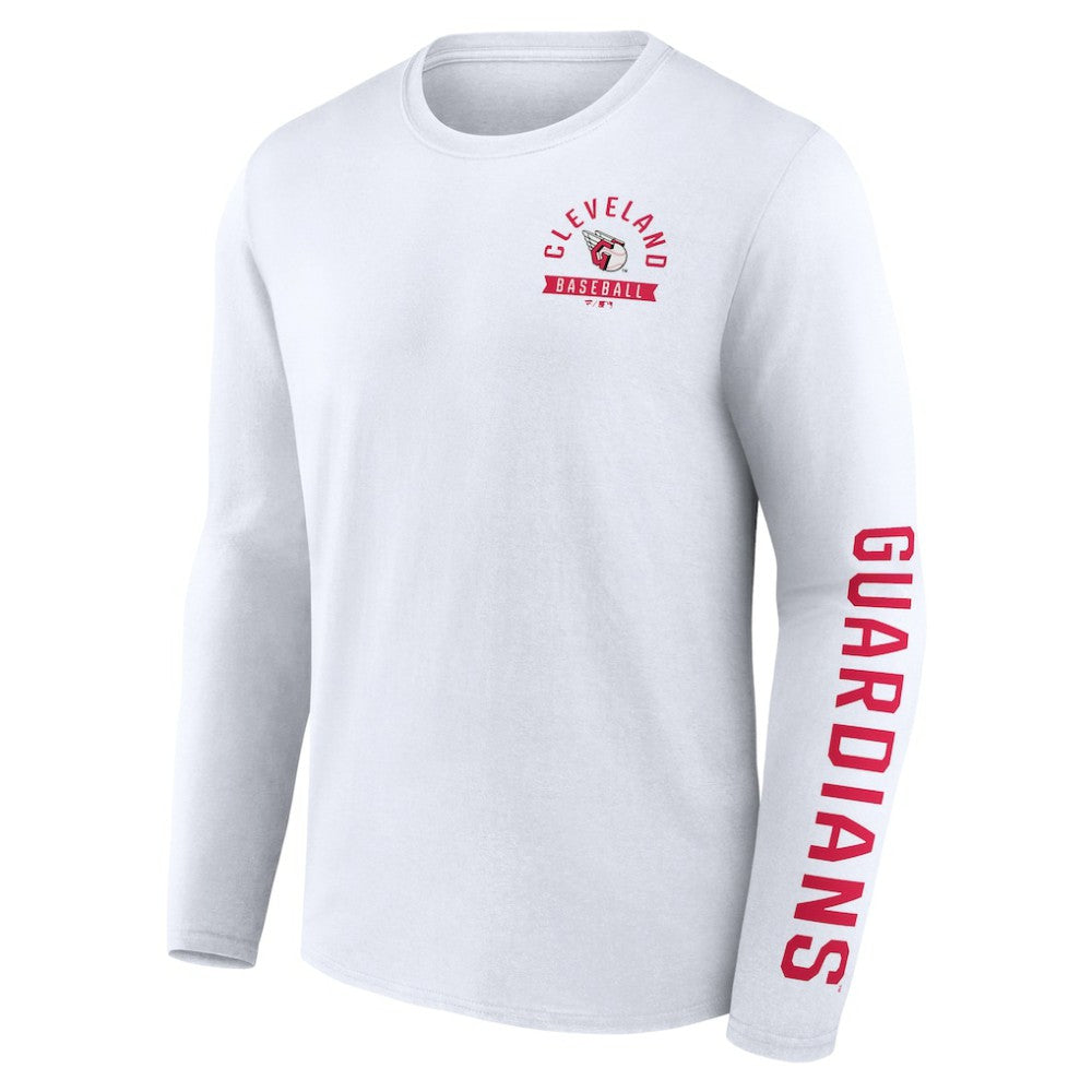 Cleveland Guardians Fanatics Press Box Long Sleeve T-Shirt Outlet