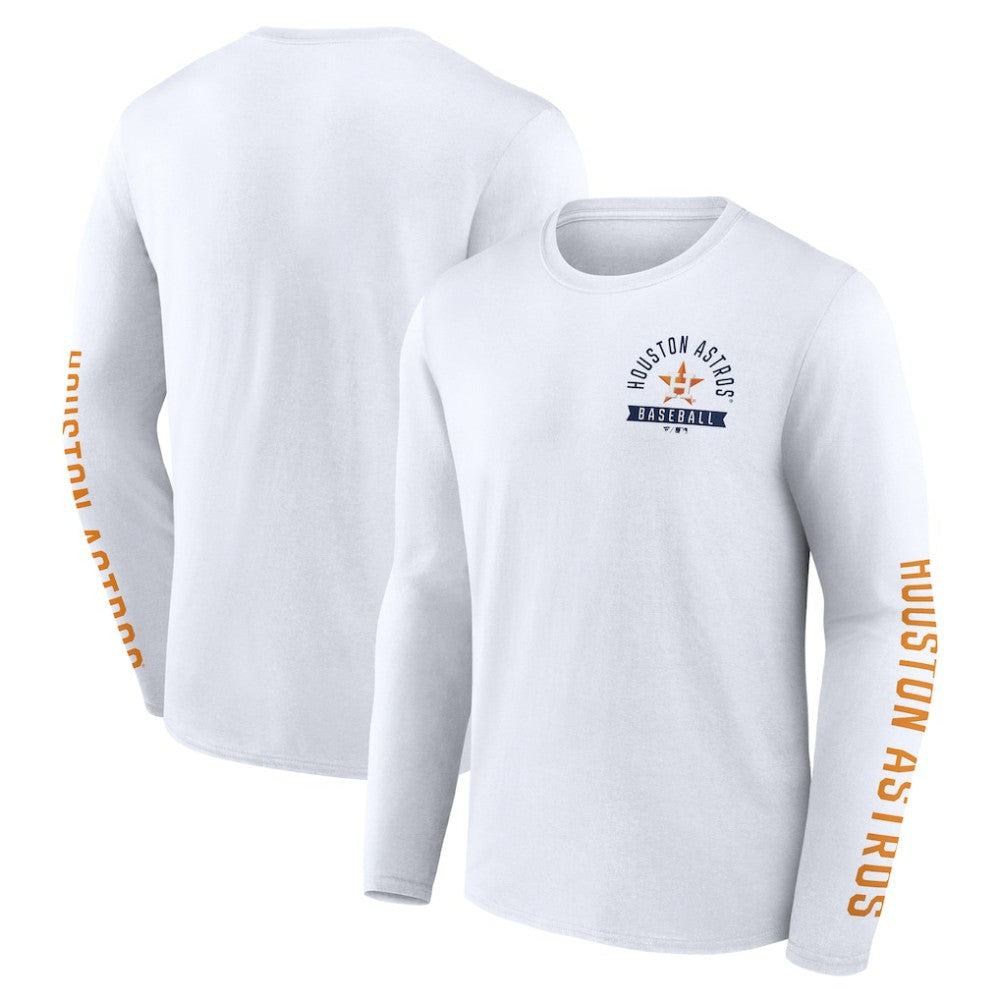 Houston Astros Fanatics Press Box Long Sleeve T-Shirt Sale