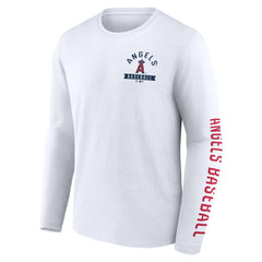 Los Angeles Angels Fanatics Press Box Long Sleeve T-Shirt Sale