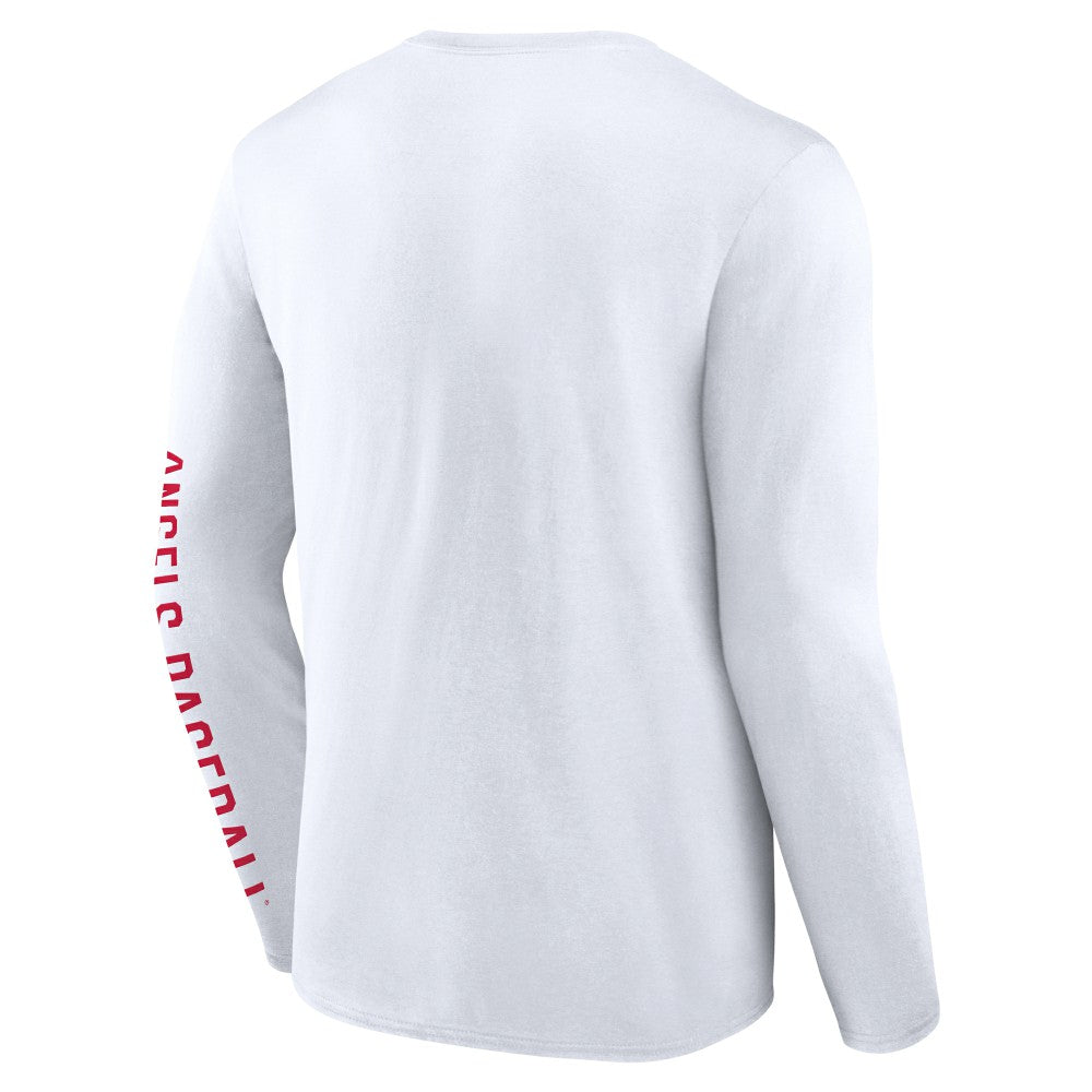 Los Angeles Angels Fanatics Press Box Long Sleeve T-Shirt Sale
