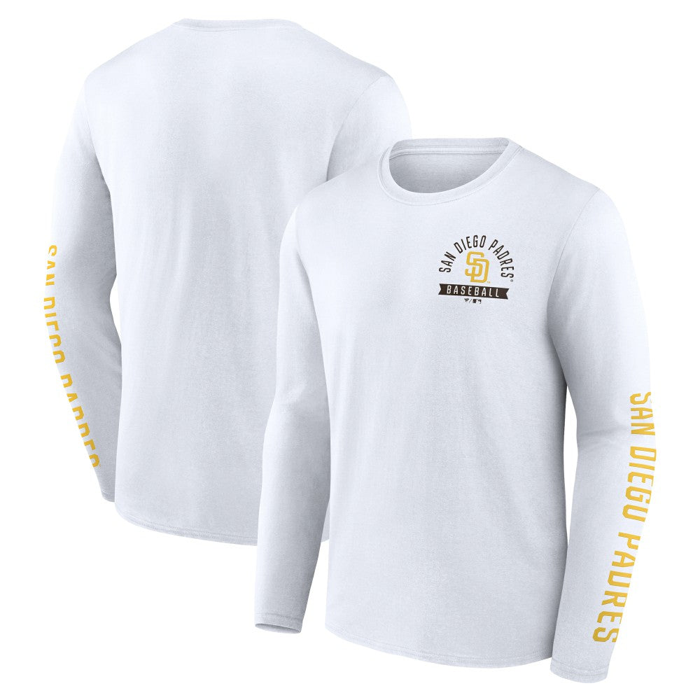 San Diego Padres Fanatics Press Box Long Sleeve T-Shirt Outlet