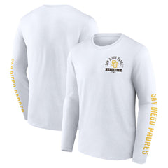 San Diego Padres Fanatics Press Box Long Sleeve T-Shirt Outlet