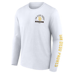 San Diego Padres Fanatics Press Box Long Sleeve T-Shirt Outlet