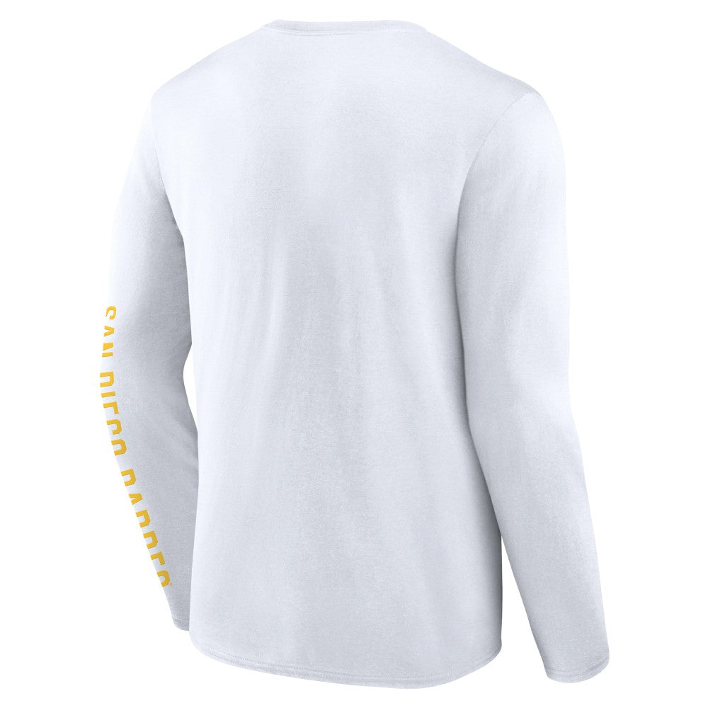 San Diego Padres Fanatics Press Box Long Sleeve T-Shirt Outlet