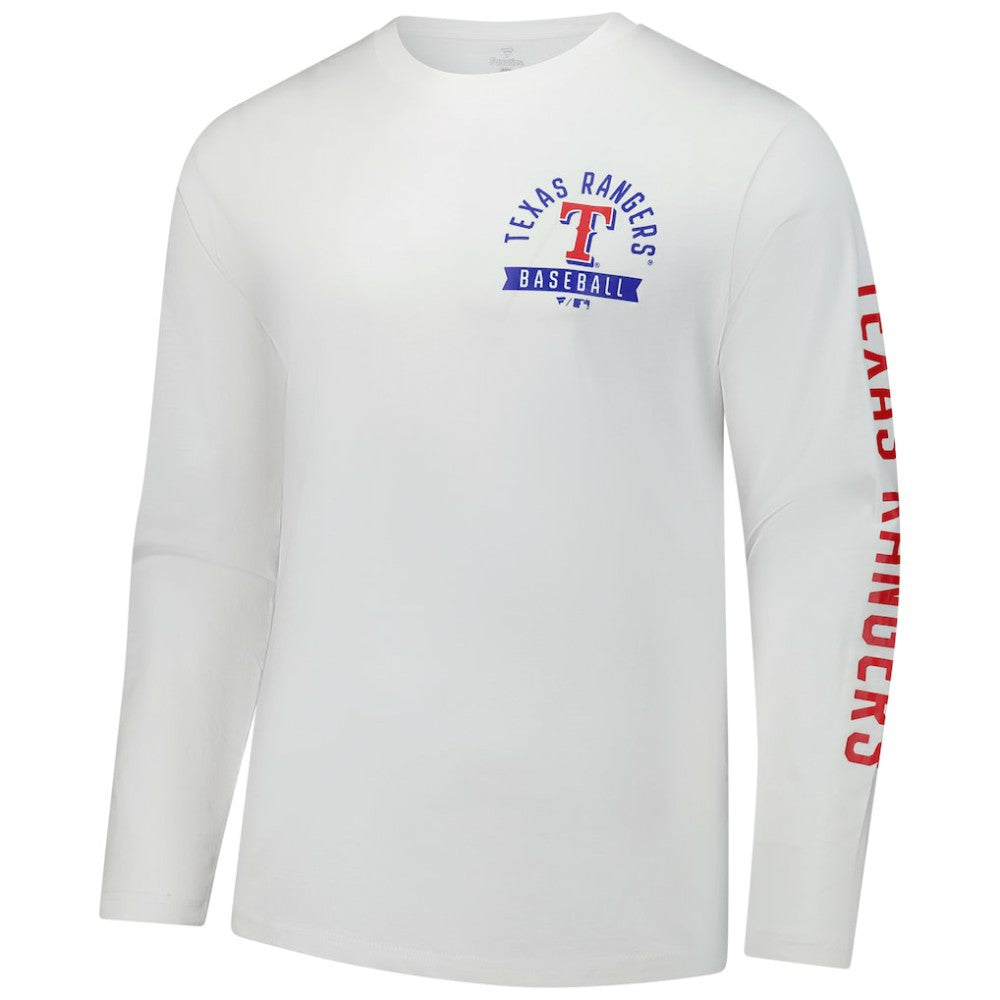 Texas Rangers Fanatics Press Box Long Sleeve T-Shirt for sale