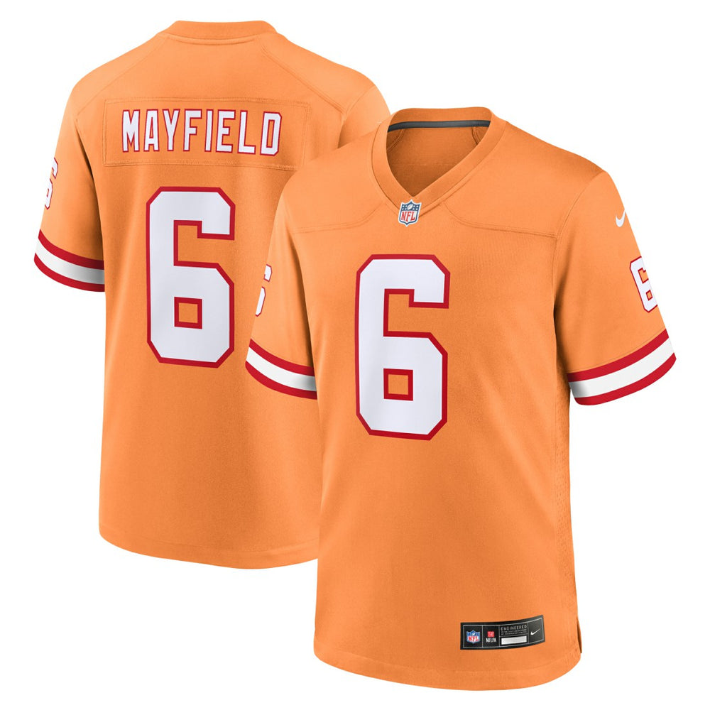 Baker Mayfield Tampa Bay Buccaneers Throwback Game Jersey - Orange - Nike
