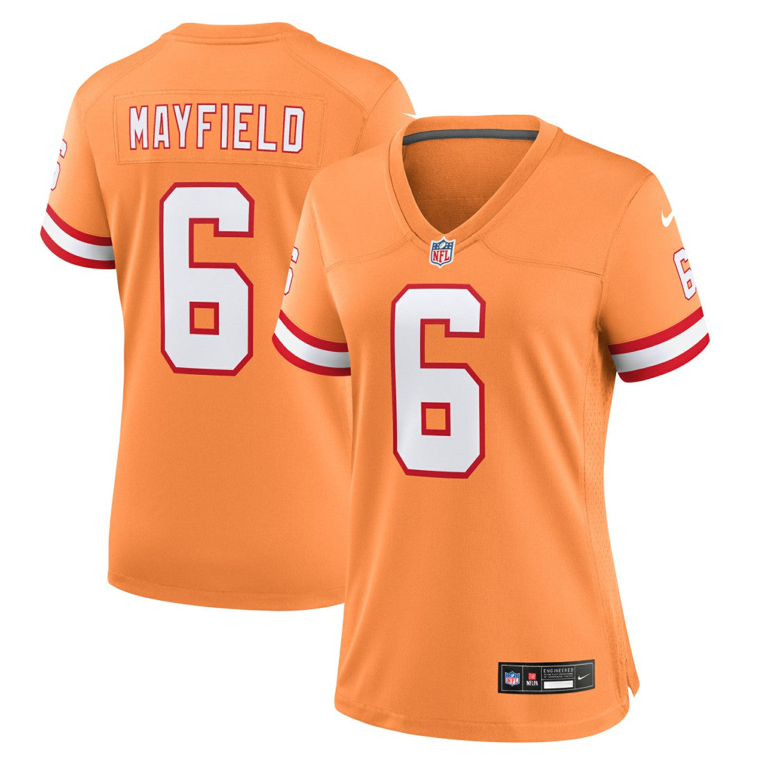 Baker Mayfield Tampa Bay Buccaneers Women's Throwback Game Jersey - Orange - Nike