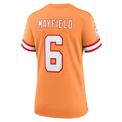 Baker Mayfield Tampa Bay Buccaneers Women's Throwback Game Jersey - Orange - Nike