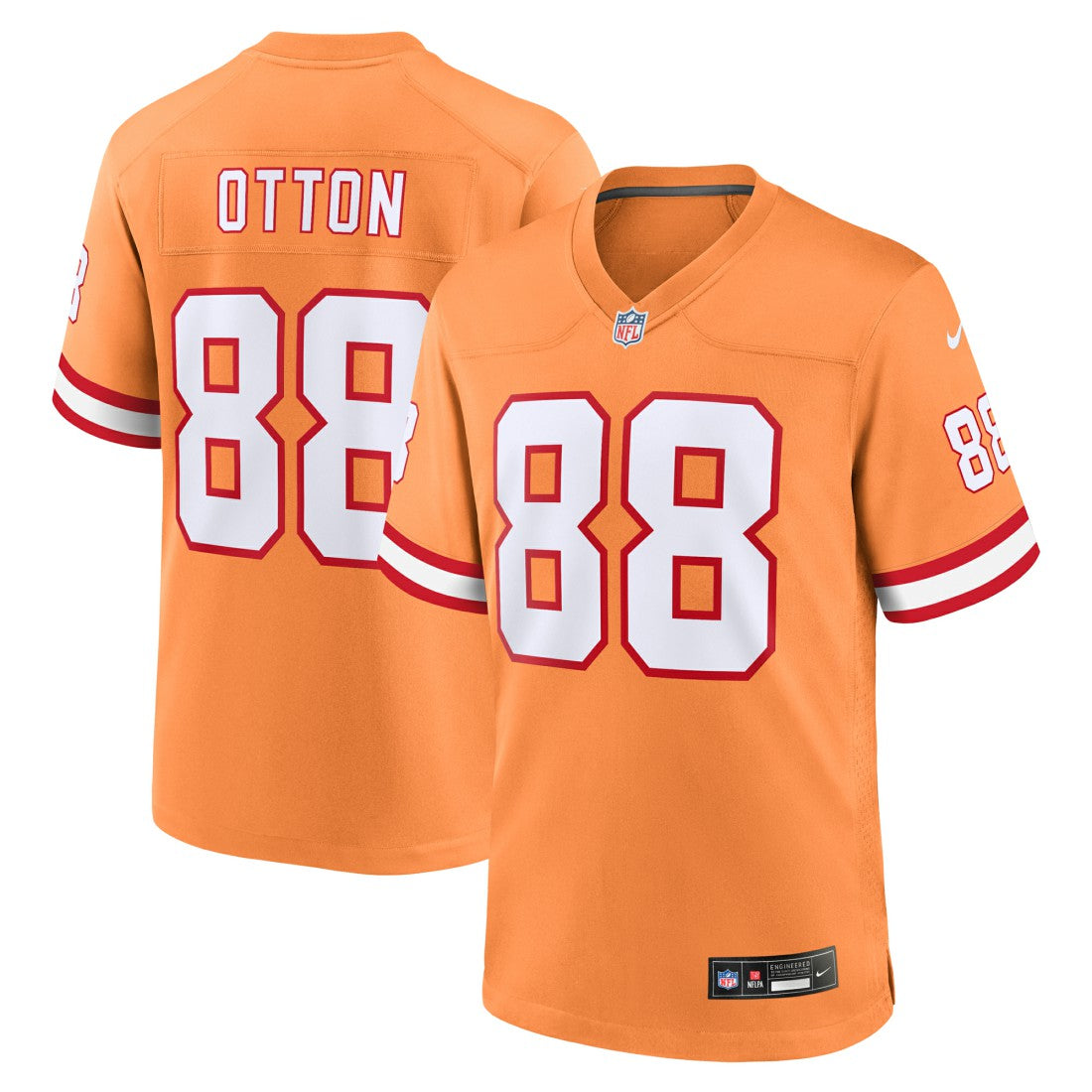 Cade Otton Tampa Bay Buccaneers Alternate Game Jersey - Orange - Nike
