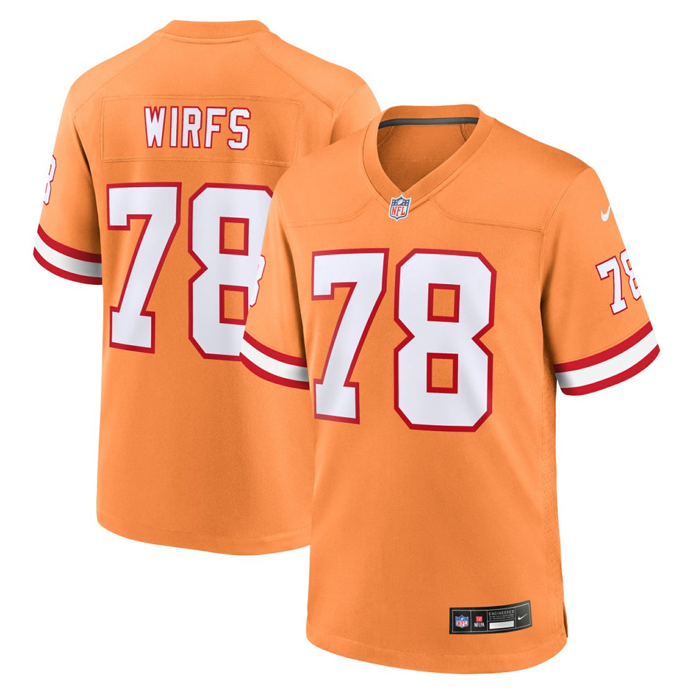 Tristan Wirfs Tampa Bay Buccaneers Alternate Game Jersey - Orange - Nike