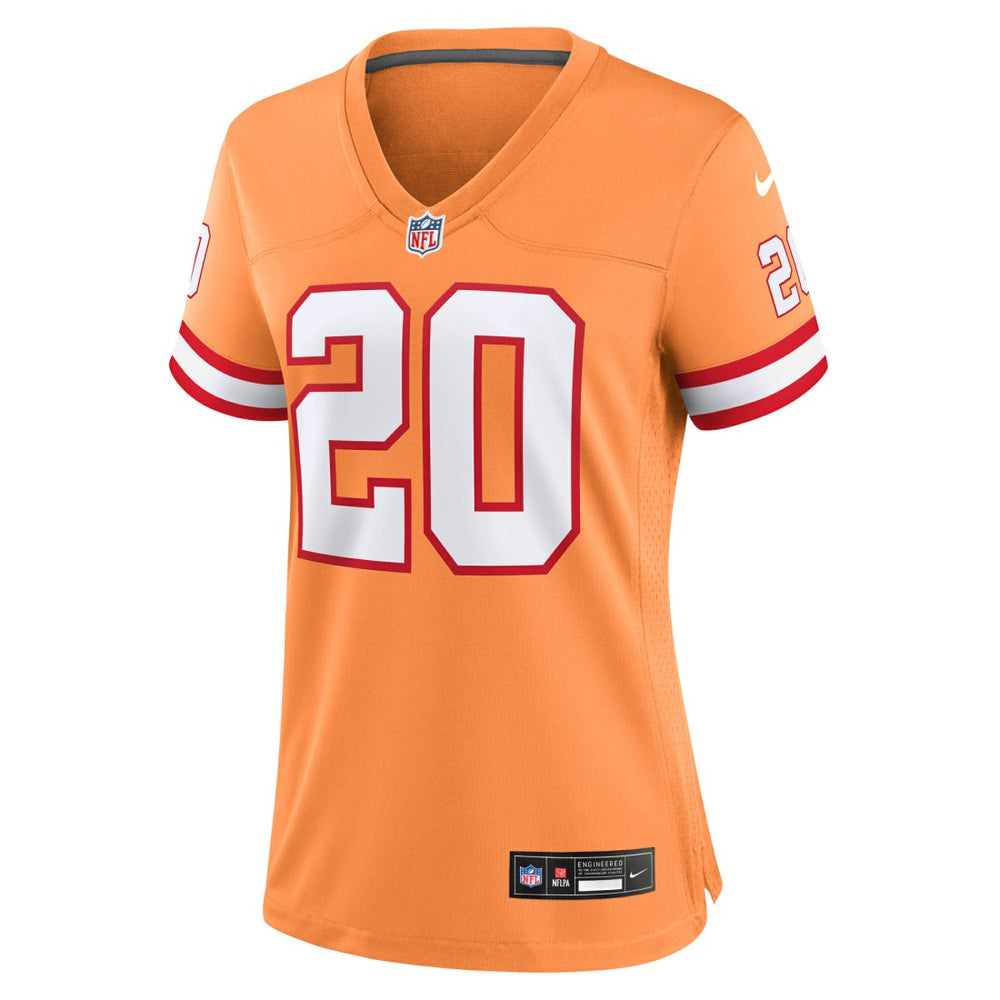 Ronde Barber Tampa Bay Buccaneers Women's Throwback Game Jersey - Orange - Nike