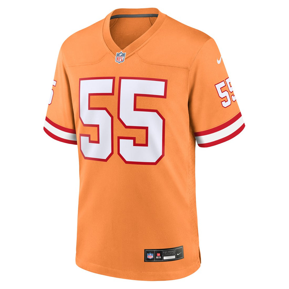 Derrick Brooks Tampa Bay Buccaneers Throwback Game Jersey - Orange - Nike