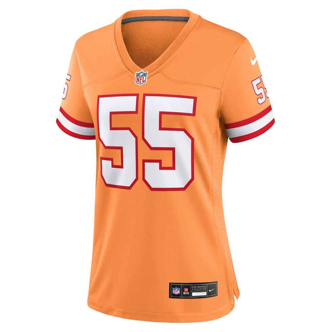 Derrick Brooks Tampa Bay Buccaneers Women's Throwback Game Jersey - Orange - Nike
