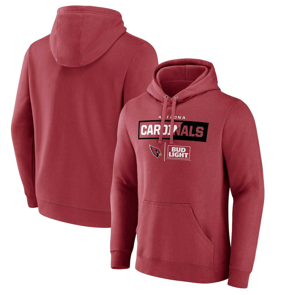 Arizona Cardinals NFL x Bud Light Pullover Hoodie - Cardinal - NFL