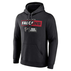 Atlanta Falcons NFL x Bud Light Pullover Hoodie - Black - NFL