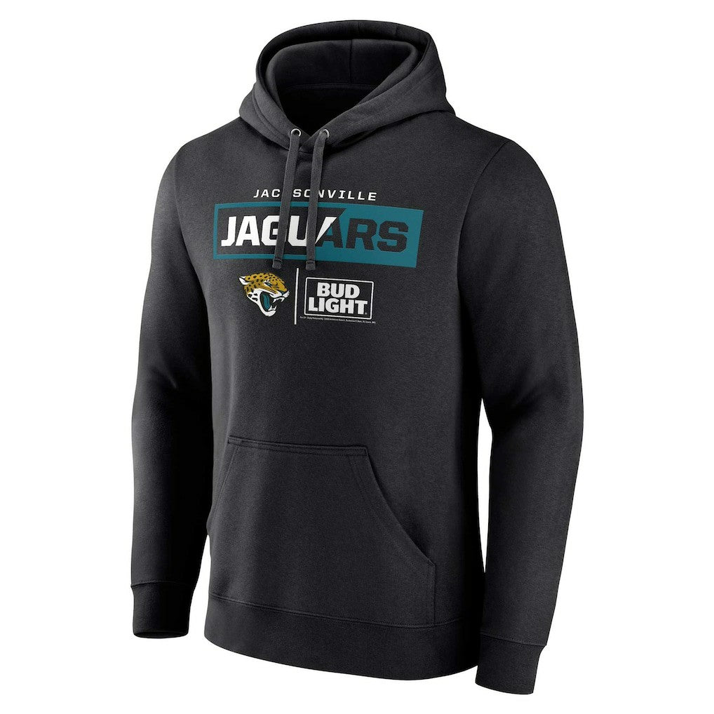 Jacksonville Jaguars NFL x Bud Light Pullover Hoodie - Black - NFL