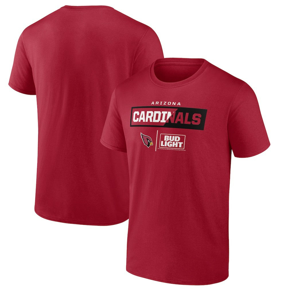 Arizona Cardinals NFL x Bud Light T-Shirt - Cardinal - NFL