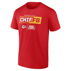 Kansas City Chiefs NFL x Bud Light T-Shirt - Red - NFL