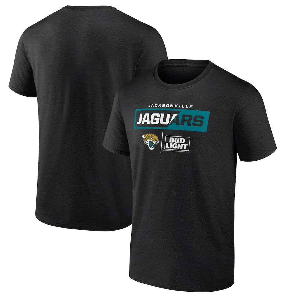 Jacksonville Jaguars NFL x Bud Light T-Shirt - Black - NFL