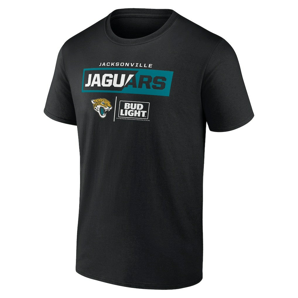 Jacksonville Jaguars NFL x Bud Light T-Shirt - Black - NFL