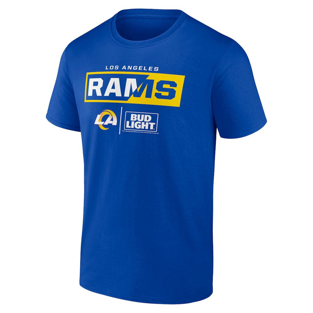 Los Angeles Rams NFL x Bud Light T-Shirt - Royal - NFL