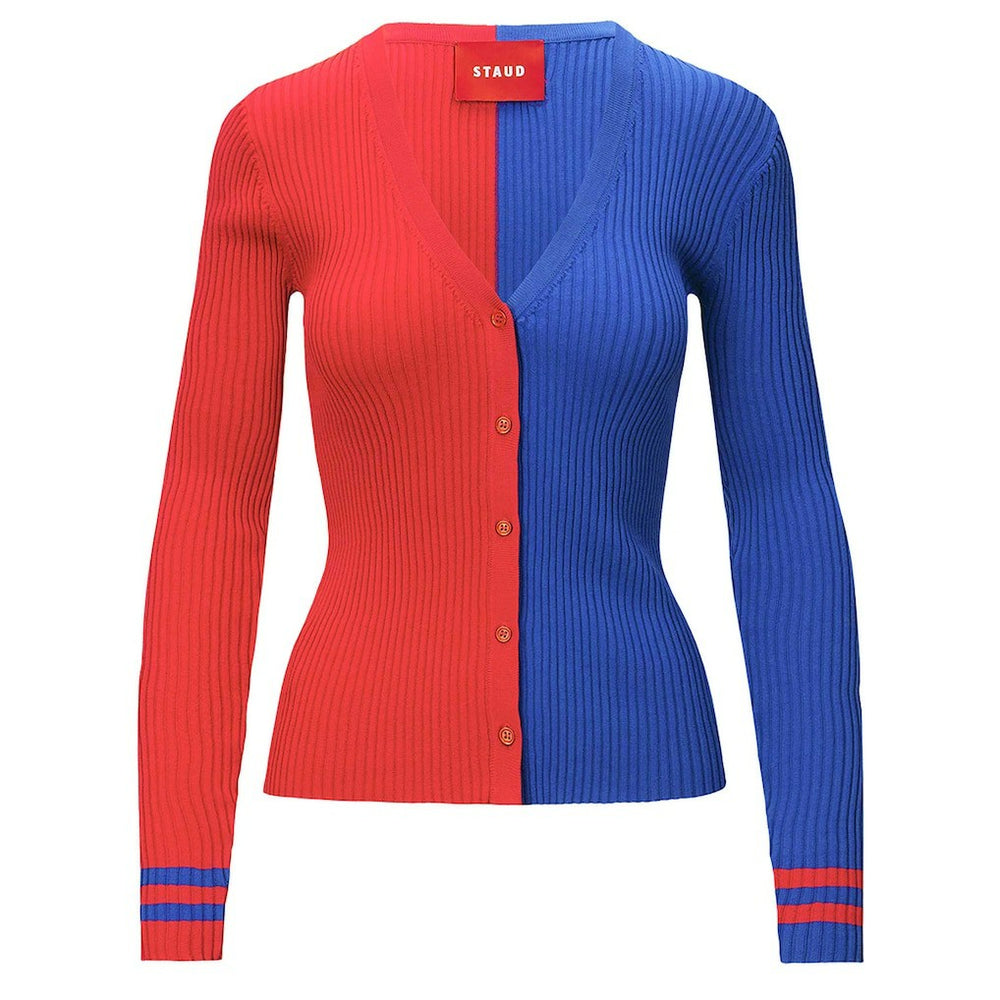 Buffalo Bills STAUD Women's Cargo Sweater - Red/Royal - NFL