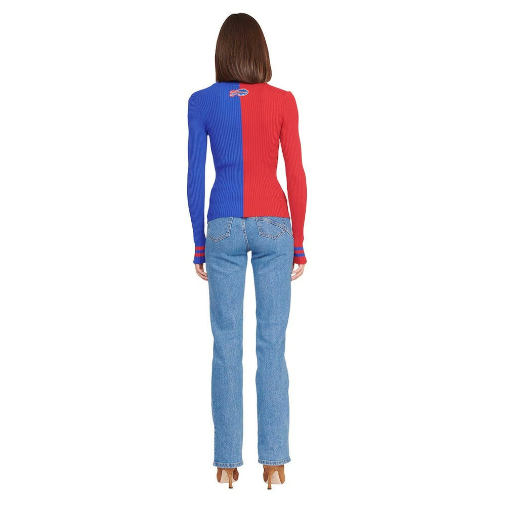 Buffalo Bills STAUD Women's Cargo Sweater - Red/Royal - NFL