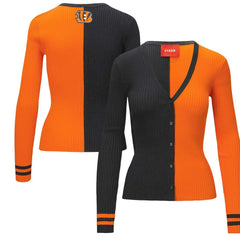Cincinnati Bengals STAUD Women's Cargo Sweater - Black/Orange - NFL