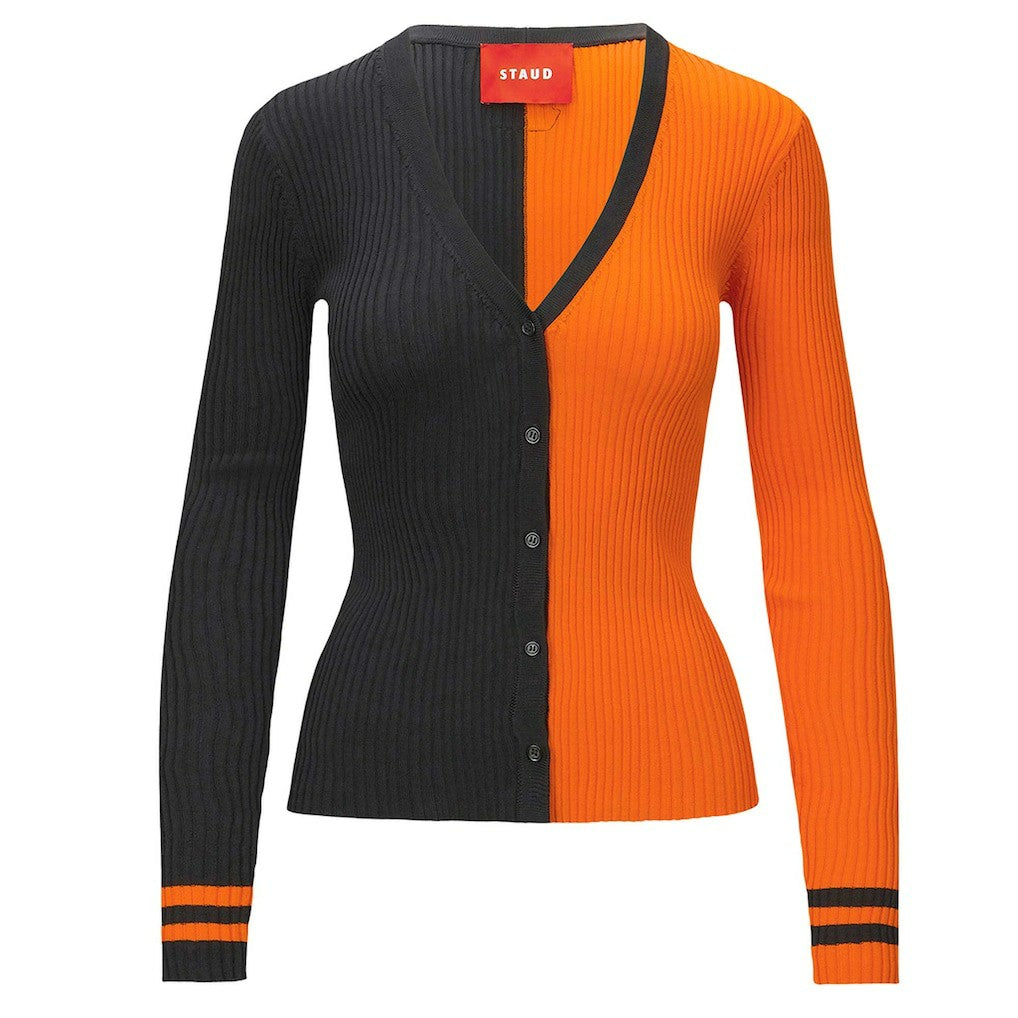 Cincinnati Bengals STAUD Women's Cargo Sweater - Black/Orange - NFL